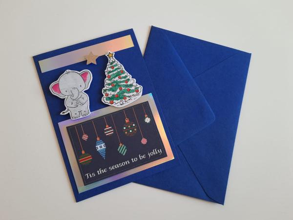 Weihnachtskarte "Season To Be Jolly"